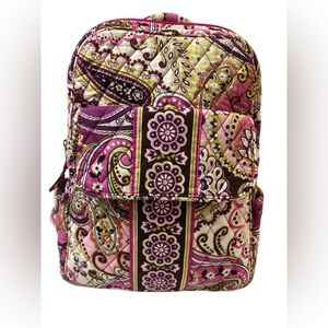 Vera Bradley Backpack - Very Berry Paisley